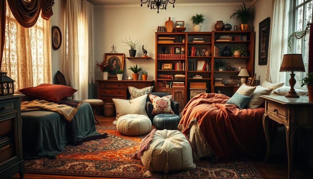 DIY room decor layered textiles DIY room decor layered textiles