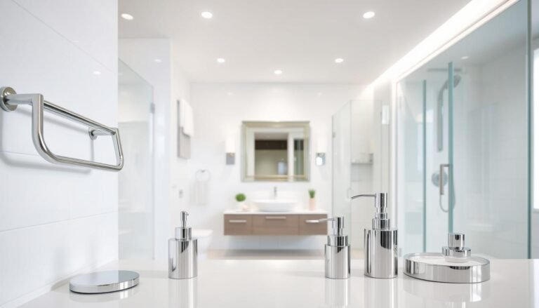 Modern bathroom accessories