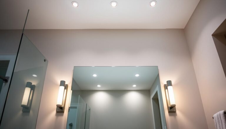 Modern bathroom lighting