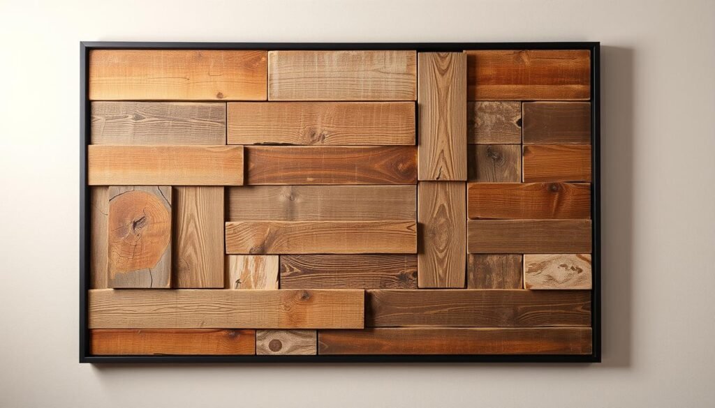 reclaimed wood wall art