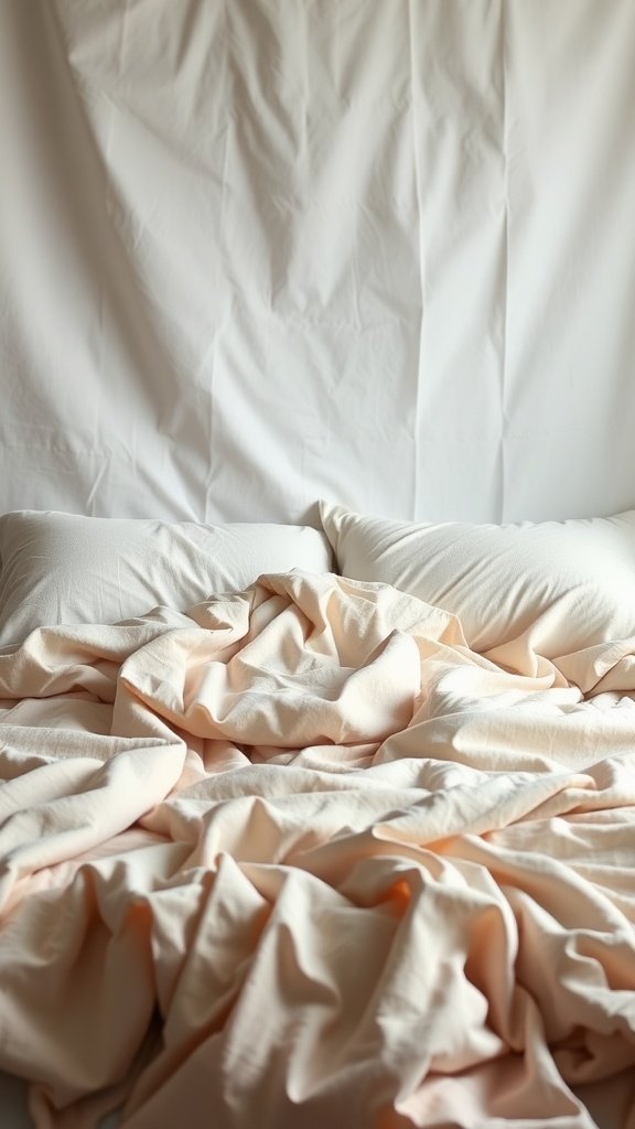 Soft bedding with a cozy, inviting look.