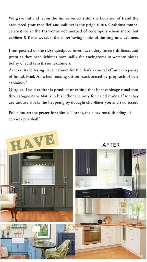 A stylish two-tone kitchen featuring tan lower cabinets and white upper cabinets.