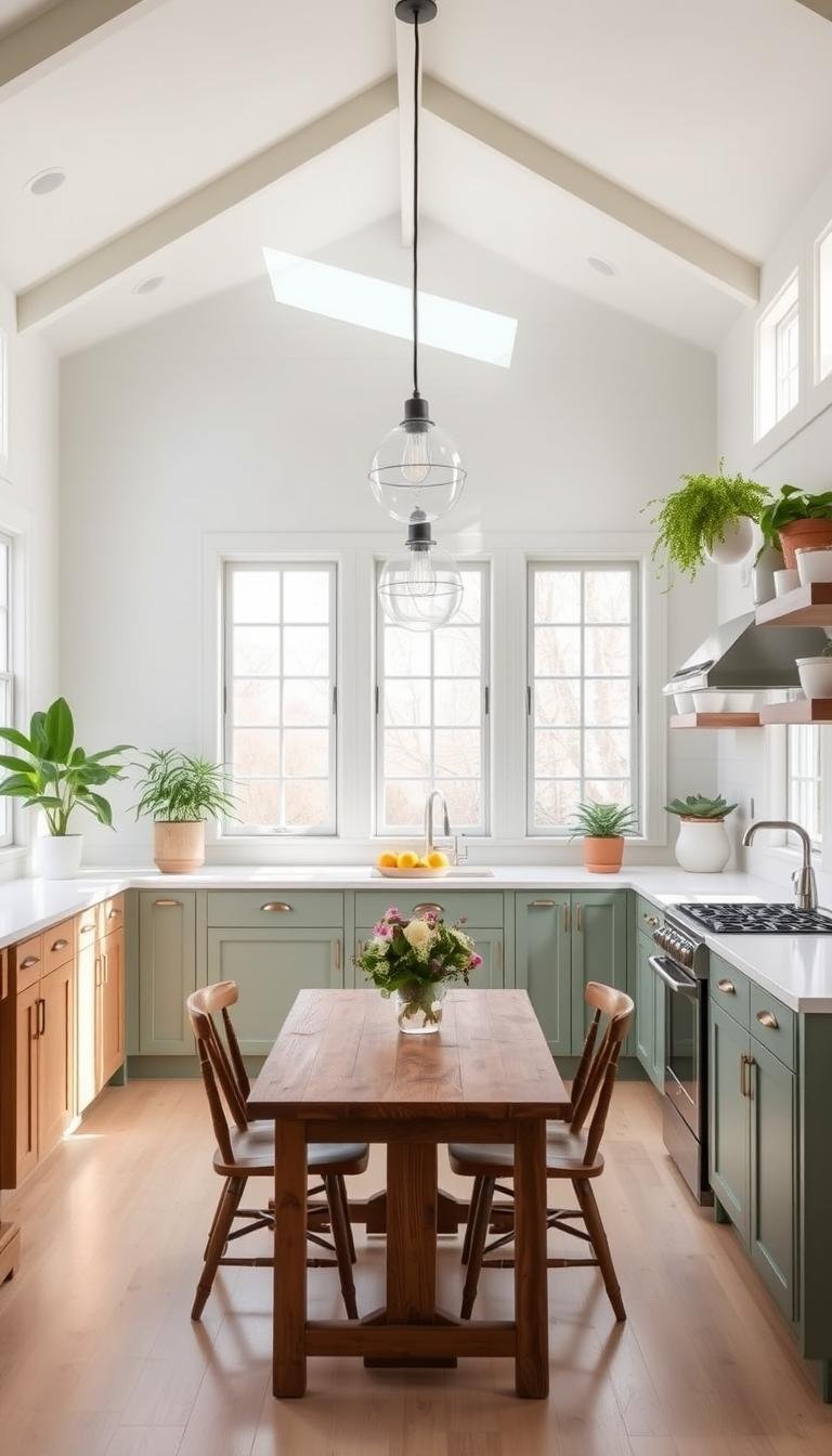 sage green kitchen decor